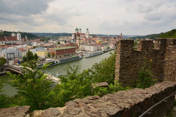 Passau Allemagne Vue Dans Ville Historique Passau Bavière Allemagne — Photo