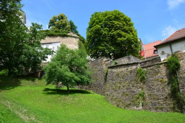 Tarihi şehir, Passau, Bavyera, Almanya görünümünde Passau, Almanya