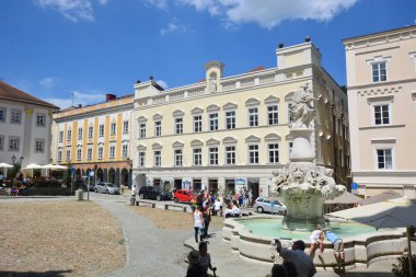 Tarihi şehir, Passau, Bavyera, Almanya görünümünde Passau, Almanya