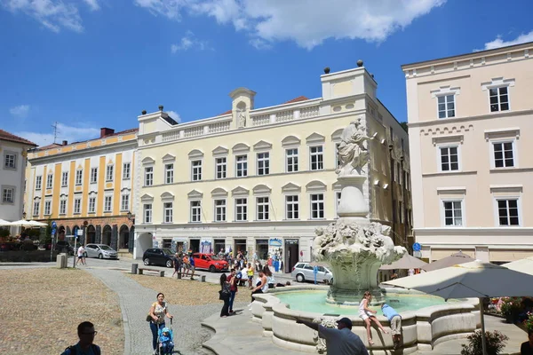 Passau Německo Pohled Historickém Městě Passau Bavorsko Německo — Stock fotografie