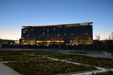 Görünümünde Astana, Kazakistan, Expo 2017 dizi başkenti