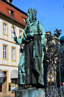 Bamberg şehir tarihi, Bavyera, bölge üst Franconia, Almanya görünümünde Bamberg, Almanya