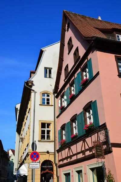 Bamberg Niemcy Zobacz Historyczne Miasta Bamberg Bawaria Regionie Górna Frankonia — Zdjęcie stockowe
