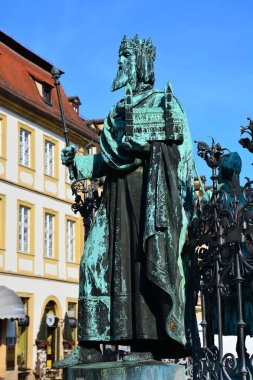 Bamberg şehir tarihi, Bavyera, bölge üst Franconia, Almanya görünümünde Bamberg, Almanya