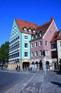 Bamberg şehir tarihi, Bavyera, bölge üst Franconia, Almanya görünümünde Bamberg, Almanya