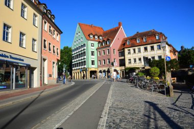 Bamberg şehir tarihi, Bavyera, bölge üst Franconia, Almanya görünümünde Bamberg, Almanya