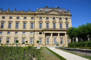Wrzburg kentinde Residenz Sarayı, Bavaria, bölge Lower Franconia, Almanya