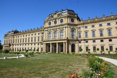 Wrzburg kentinde Residenz Sarayı, Bavaria, bölge Lower Franconia, Almanya