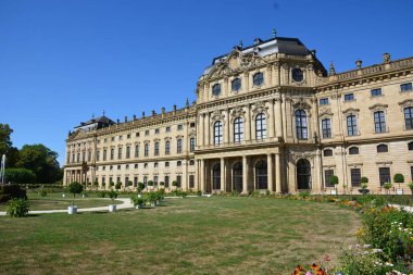Wrzburg kentinde Residenz Sarayı, Bavaria, bölge Lower Franconia, Almanya