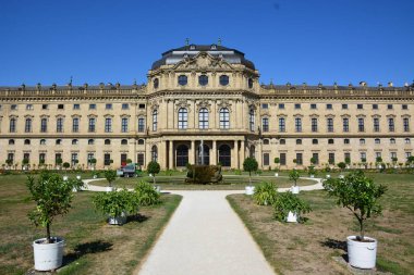 Wrzburg kentinde Residenz Sarayı, Bavaria, bölge Lower Franconia, Almanya