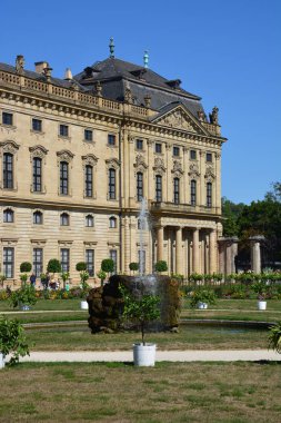Wrzburg kentinde Residenz Sarayı, Bavaria, bölge Lower Franconia, Almanya