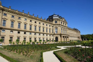 Wrzburg kentinde Residenz Sarayı, Bavaria, bölge Lower Franconia, Almanya