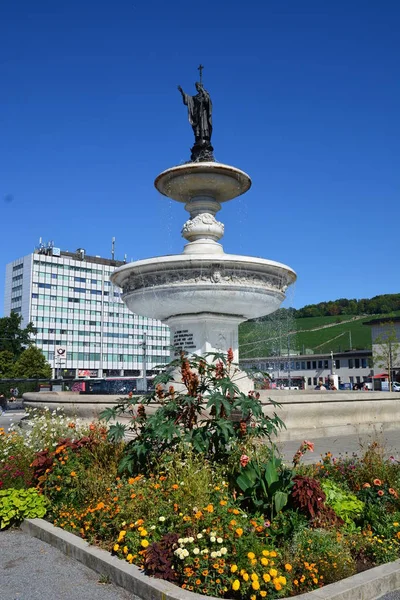 Vista Sulla Città Wrzburg Baviera Regione Bassa Franconia Germania — Foto Stock