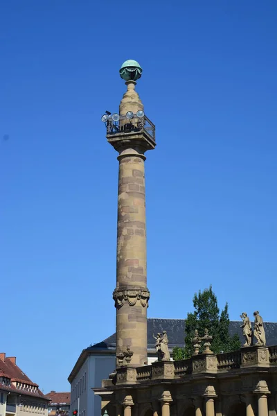 Vista Ciudad Wrzburg Baviera Región Baja Franconia Alemania — Foto de Stock