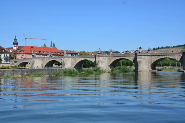 Mening Stad Van Wrzburg Beieren Gebied Lagere Franconia Duitsland — Stockfoto