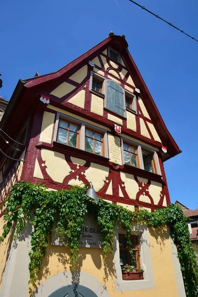 Rothenburg Alemania Vista Ciudad Histórica Rothenburg Tauber Baviera Región Franconia —  Fotos de Stock