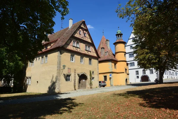 Rothenburg Duitsland Weergave Historische Stad Van Rothenburg Tauber Beieren Regio — Stockfoto