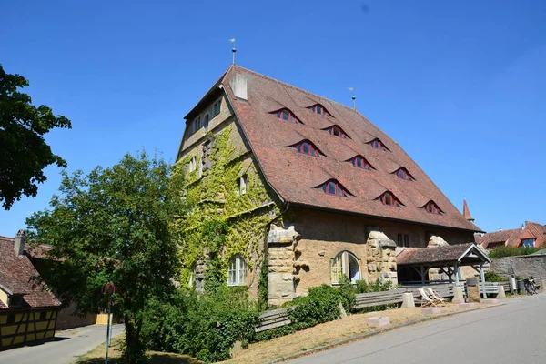 Rothenburg Alemanha Vista Para Cidade Histórica Rothenburg Região Tauber Baviera — Fotografia de Stock