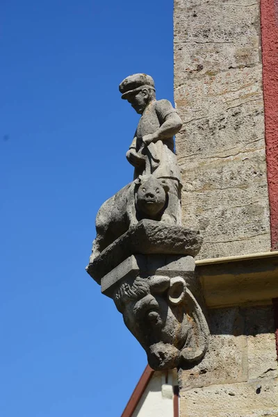 Zobacz Rothenburg Niemcy Zabytkowym Mieście Rothenburg Region Tauber Bawarii Środkowa — Zdjęcie stockowe