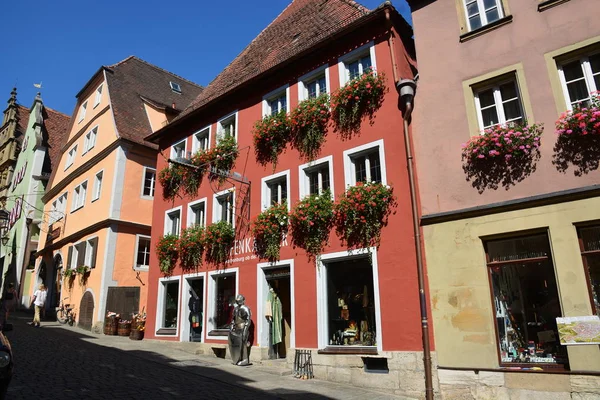 Rothenburg Duitsland Weergave Historische Stad Van Rothenburg Tauber Beieren Regio — Stockfoto