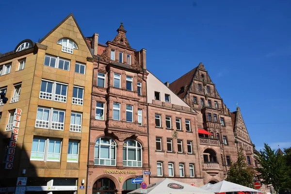 Vue Dans Ville Nuremberg Bavière Allemagne — Photo