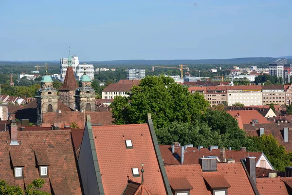 Vista Ciudad Nuremberg Baviera Alemania — Foto de Stock