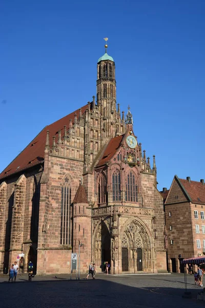 Vista Ciudad Nuremberg Baviera Alemania — Foto de Stock