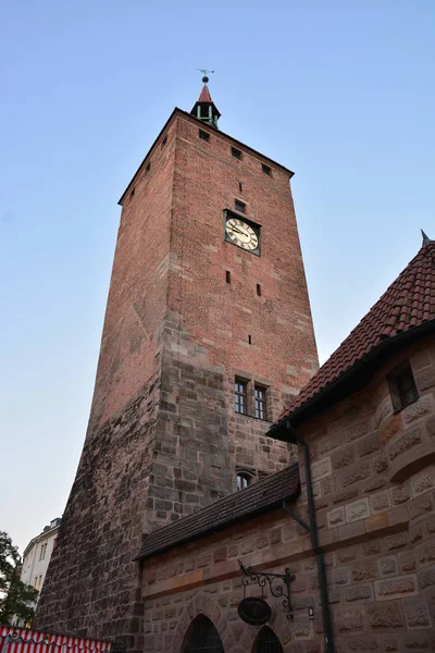 Udsigt Byen Nuremberg Bayern Tyskland - Stock-foto