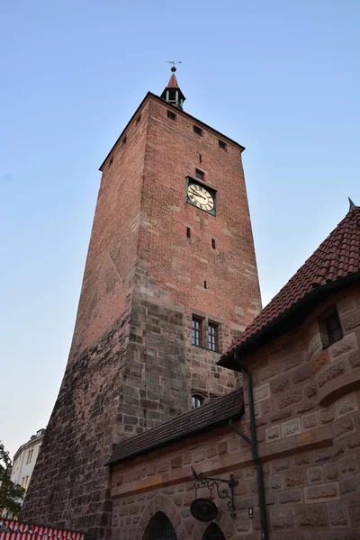 Vista Ciudad Nuremberg Baviera Alemania — Foto de Stock