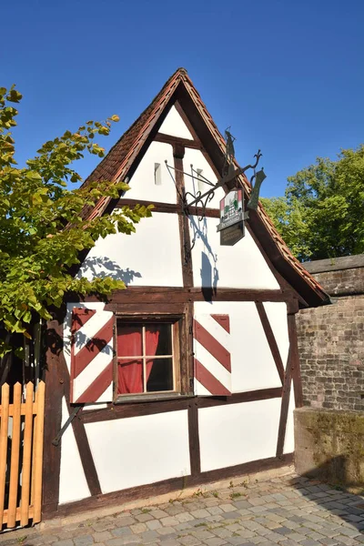 Vue Dans Ville Nuremberg Bavière Allemagne — Photo