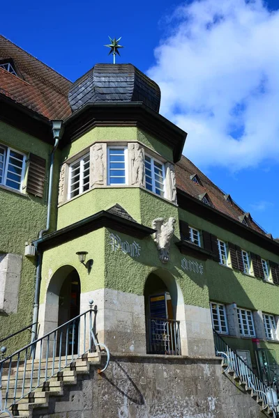 Kronach Németország Kilátás Történelmi Város Kronach Bajorország Régió Oberfranconia Németország — Stock Fotó