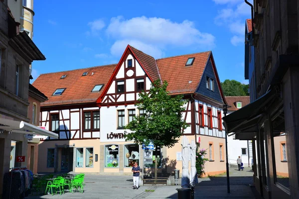 Kronach Alemania Vista Histórica Ciudad Kronach Baviera Región Alta Franconia —  Fotos de Stock