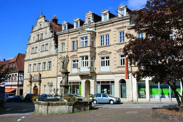 Kronach Allemagne Vue Dans Ville Historique Kronach Bavière Région Haute — Photo
