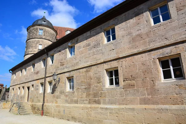 Kronach Alemania Vista Fortaleza Rosenberg Cerca Histórica Ciudad Kronach Baviera — Foto de Stock