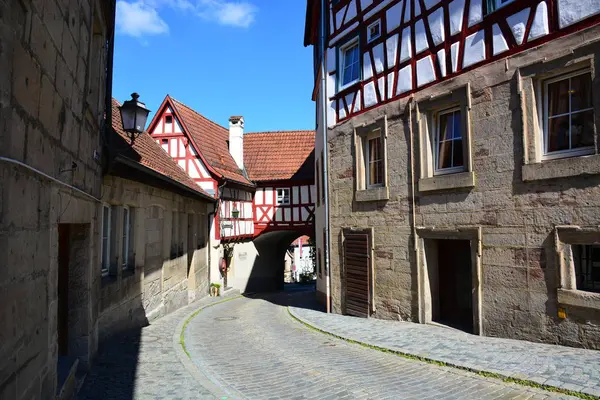 Kronach Duitsland Mening Historische Stad Van Kronach Beieren Gebied Hogere — Stockfoto