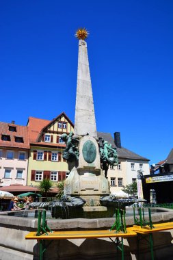 Tarihi şehir Kulmbach, Bavyera, bölgede üst Franconia, Almanya görüntülemek