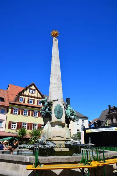 Zobacz Historycznym Mieście Kulmbach Bawaria Regionie Górna Frankonia Niemcy — Zdjęcie stockowe