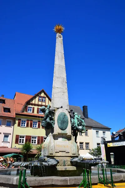 Zobacz Historycznym Mieście Kulmbach Bawaria Regionie Górna Frankonia Niemcy — Zdjęcie stockowe