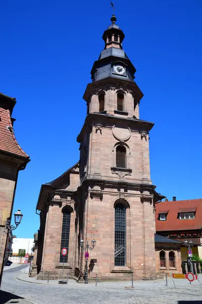 Zobrazit Historickém Městě Kulmbach Bavorsko Region Horní Franky Německo — Stock fotografie