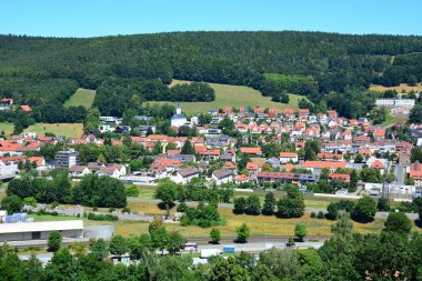 Tarihi şehir Kulmbach, Bavyera, bölgede üst Franconia, Almanya görüntülemek
