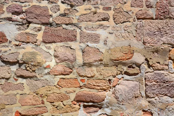 Historische Steinmauer Als Hintergrund — Stockfoto