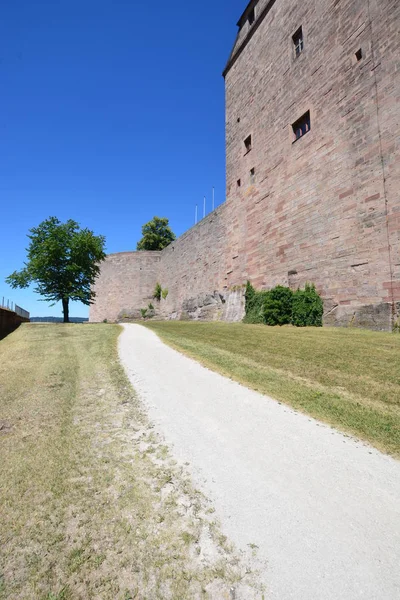 Vista Sobre Castillo Plassenburg Cerca Ciudad Kulmbach Baviera Región Alta — Foto de Stock