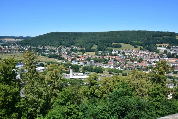 Vista Histórica Ciudad Kulmbach Baviera Región Alta Franconia Alemania — Foto de Stock