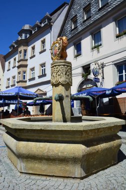 Tarihi şehir Kulmbach, Bavyera, bölgede üst Franconia, Almanya görüntülemek