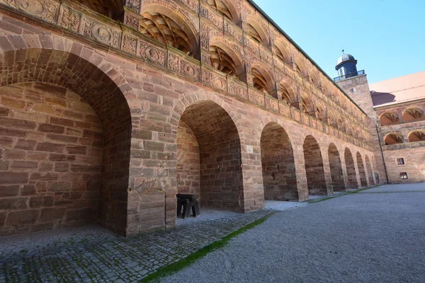 Vista Sobre Plassenburg Castelo Perto Cidade Kulmbach Baviera Região Alta — Fotografia de Stock