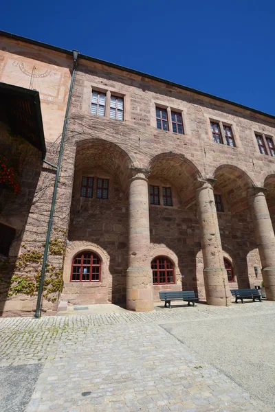 Visualizza Plassenburg Castello Vicino Alla Città Kulmbach Baviera Regione Alta — Foto Stock