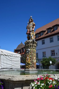 Tarihi şehir Kulmbach, Bavyera, bölgede üst Franconia, Almanya görüntülemek