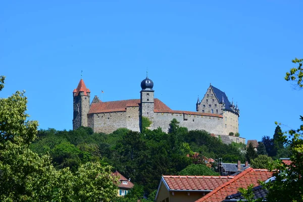 Blick Auf Veste Coburg Burg Bei Coburg Region Oberfranken Bayern — Stockfoto