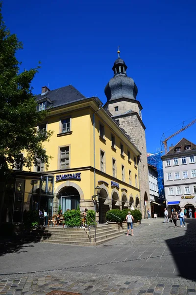 Kijk Stad Van Coburg Beieren Regio Upper Franconia Duitsland — Stockfoto