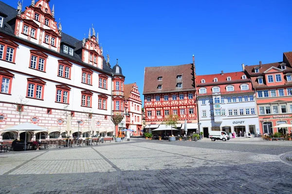 Blick Die Stadt Coburg Bayern Region Oberfranken Deutschland — Stockfoto